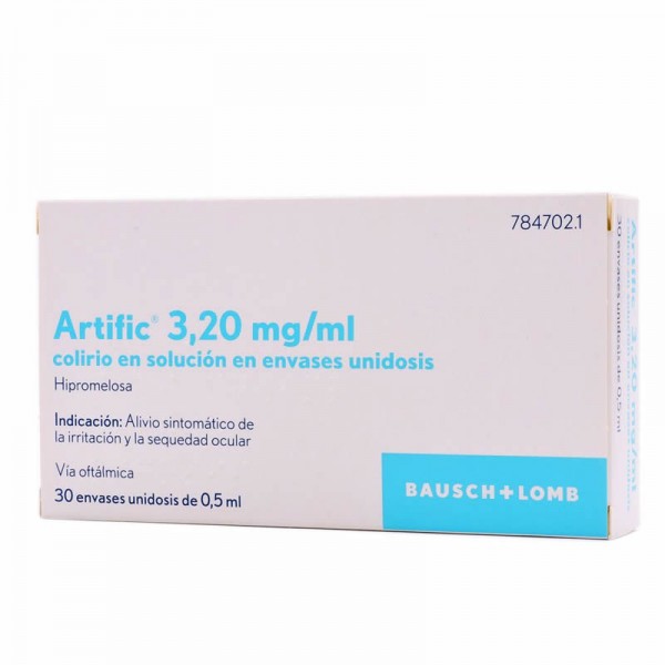 Artific 3,20 mg/ml Colirio en Solución en Envases Unidosis