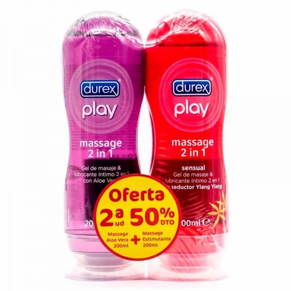 Durex Play Duplo Massage Sensual + Aloe