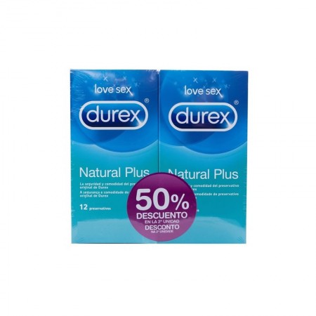 Durex Preservativos Natural Plus Duplo