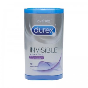 Durex Preservativos Invisible Extra Lubricado