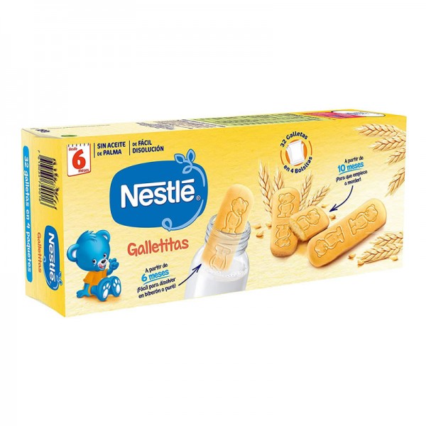 Nestlé Galletitas. Las primeras galletas para peques a partir de los 6 meses