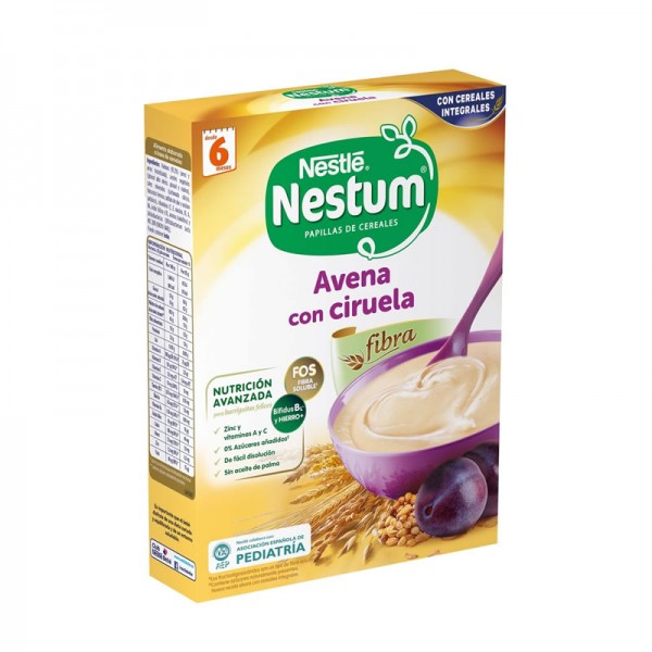 Papilla Nestlé Nestum Avena con Ciruela
