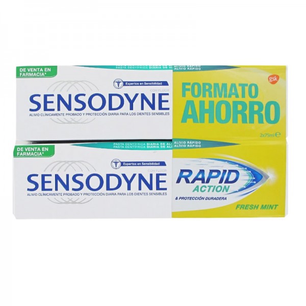 Sensodyne Rapid Action Fresh Mint Pasta Dentífrica