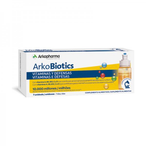 Arkobiotics Vitaminas Y Defensas Adultos Con 12 Vitaminas Y 7 Minerales