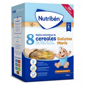 Nutribén 8 Cereales con Galletas María