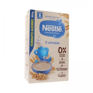 Papilla Nestlé 8 Cereales sin aceite de palma