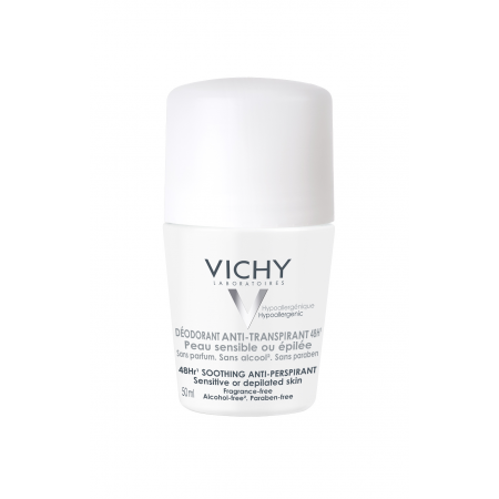 Vichy Desodorante Roll On 24H Sin Sales Sin Aluminio