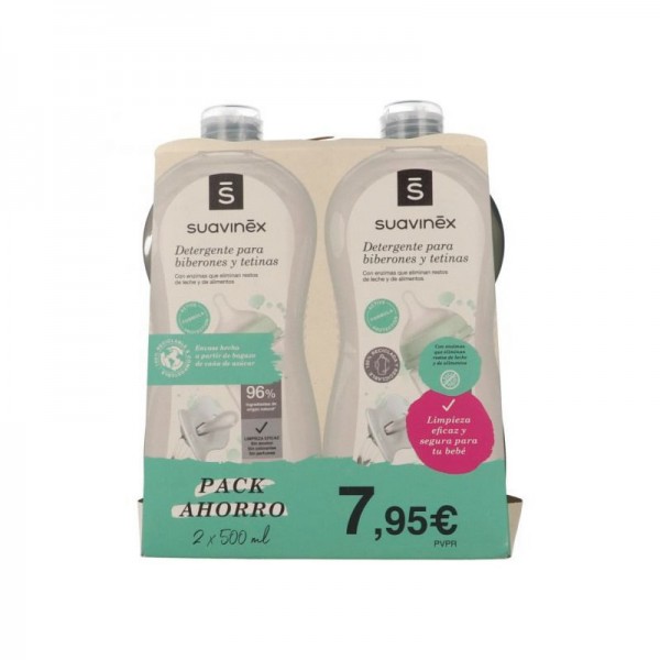 Pack Suavinex Detergente específico para biberones y tetinas - Farmacia  Quintalegre