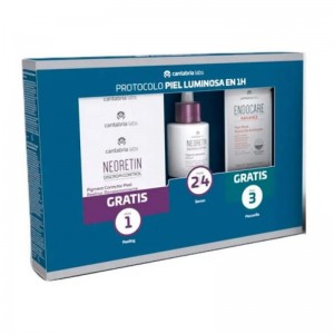 Cofre Neoretin Protocolo Piel Luminosa Peeling, Sérum y Mascarilla