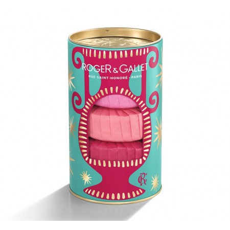 Cofre Roger & Gallet Cofre Jabones Rojo Perfumados Bienestar