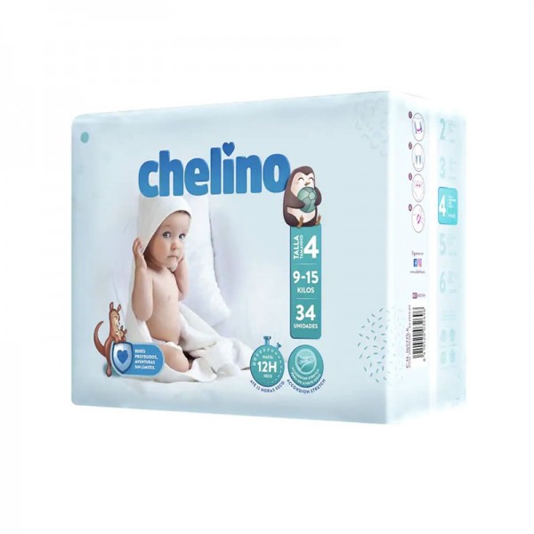 Chelino Fashion & Love Pañal Infantil Talla 4 - Farmacia Quintalegre